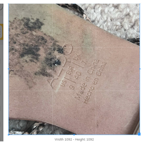 Women's Strappy Snake Skin Aldo Sandals 9 - Picture 3 of 3